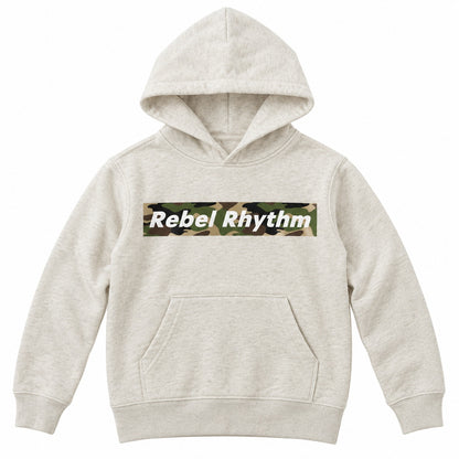 RebelRhythm×カモフラージュ キッズパーカー オートミール