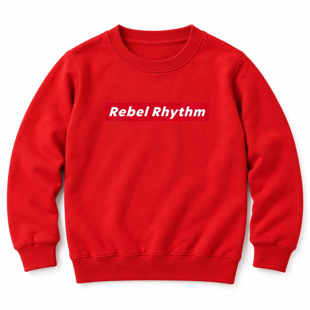 RebelRhythm×レッド キッズトレーナー ブライトレッド