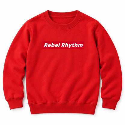 RebelRhythm×レッド キッズトレーナー ブライトレッド
