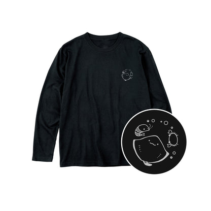 えいみょん キッズ長袖Tシャツ 005_ブラック