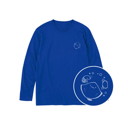えいみょん キッズ長袖Tシャツ 032_ロイヤルブルー