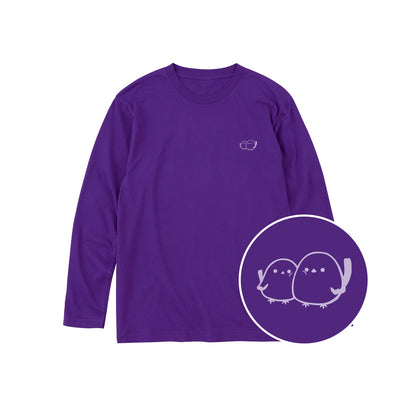 しまえなが キッズ長袖Tシャツ 014_パープル