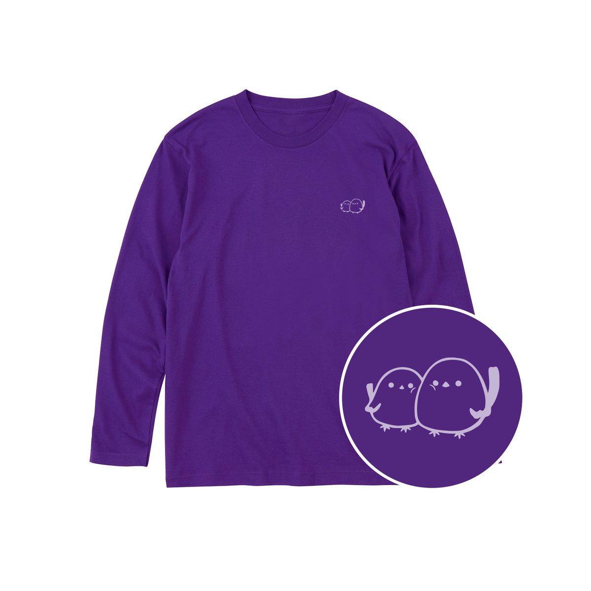 しまえなが ユニセックス長袖Tシャツ 014_パープル