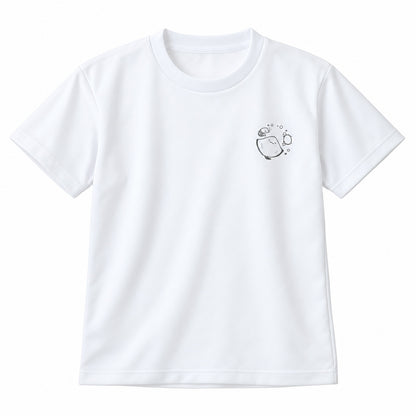 えいみょん キッズドライTシャツ 001_ホワイト