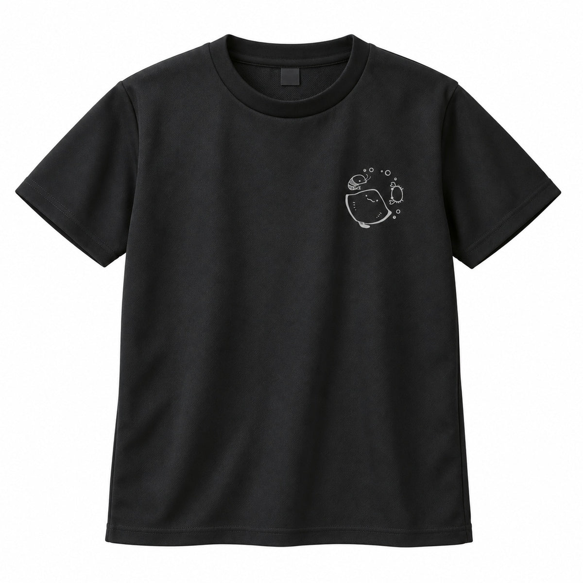 えいみょん キッズドライTシャツ 005_ブラック