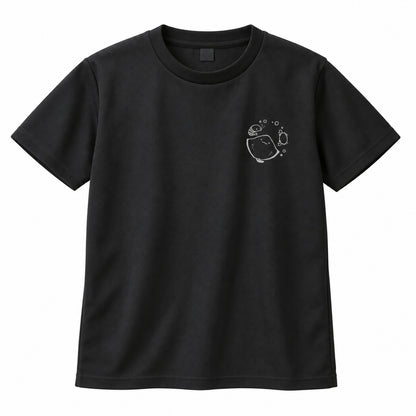 えいみょん キッズドライTシャツ 005_ブラック