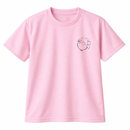 えいみょん キッズドライTシャツ 132_ライトピンク