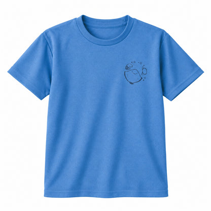 えいみょん キッズドライTシャツ 902_ミックスブルー