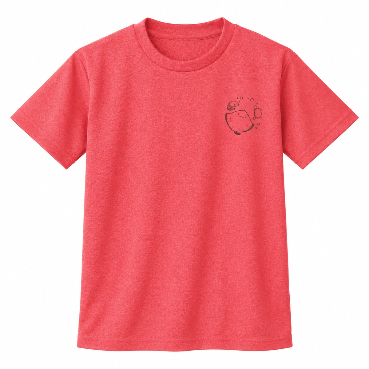 えいみょん キッズドライTシャツ 903_ミックスレッド