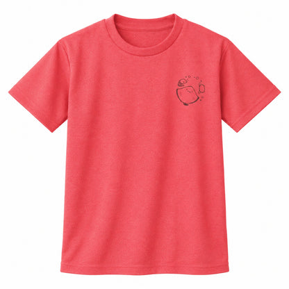 えいみょん キッズドライTシャツ 903_ミックスレッド