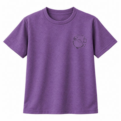 えいみょん キッズドライTシャツ 905_ミックスパープル