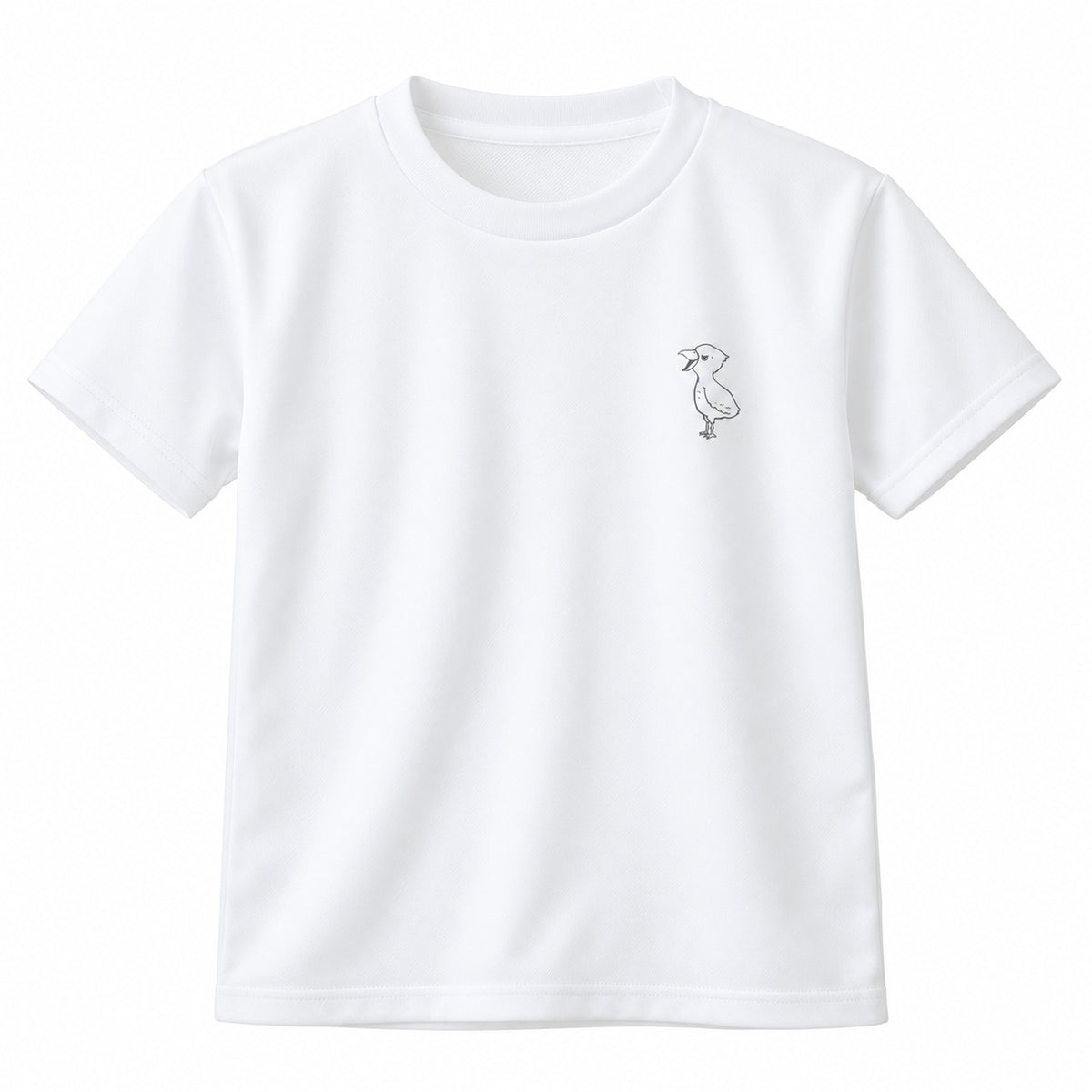 端弘コウ キッズドライTシャツ 001_ホワイト