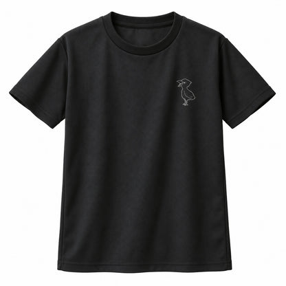 端弘コウ キッズドライTシャツ 005_ブラック