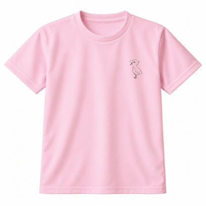 端弘コウ キッズドライTシャツ 132_ライトピンク