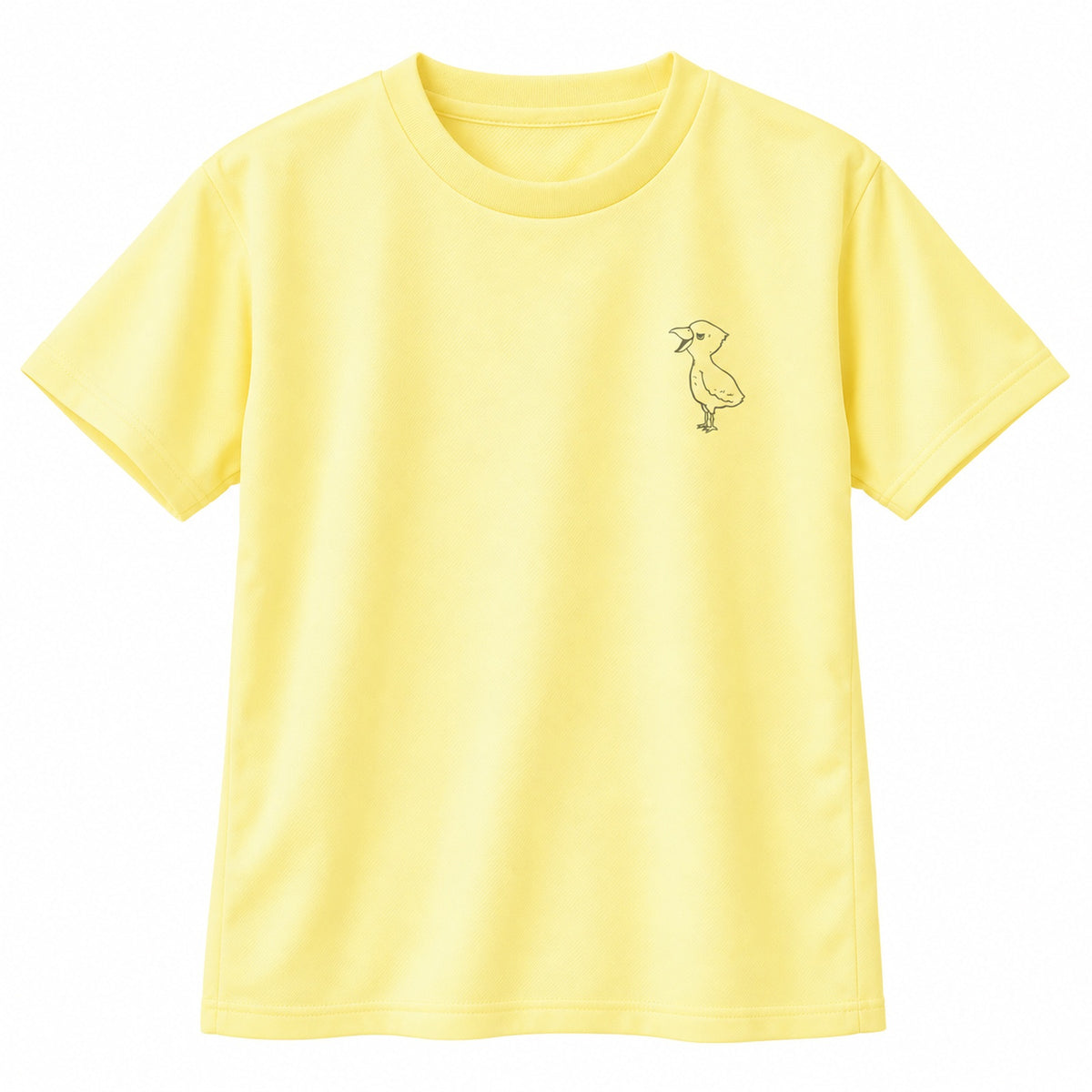 端弘コウ キッズドライTシャツ 134_ライトイエロー