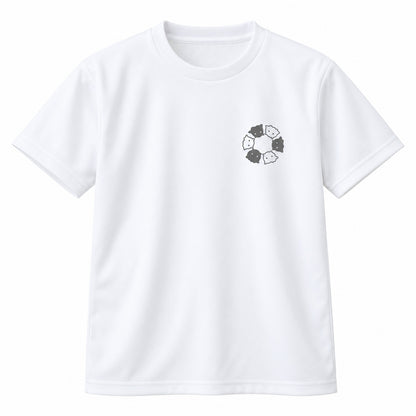 めんべーだー キッズドライTシャツ 001_ホワイト