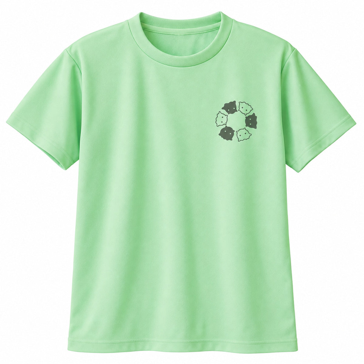 めんべーだー キッズドライTシャツ 027_メロン