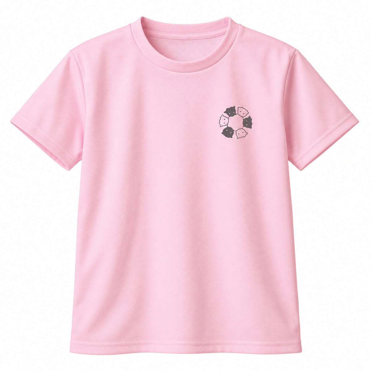 めんべーだー キッズドライTシャツ 132_ライトピンク
