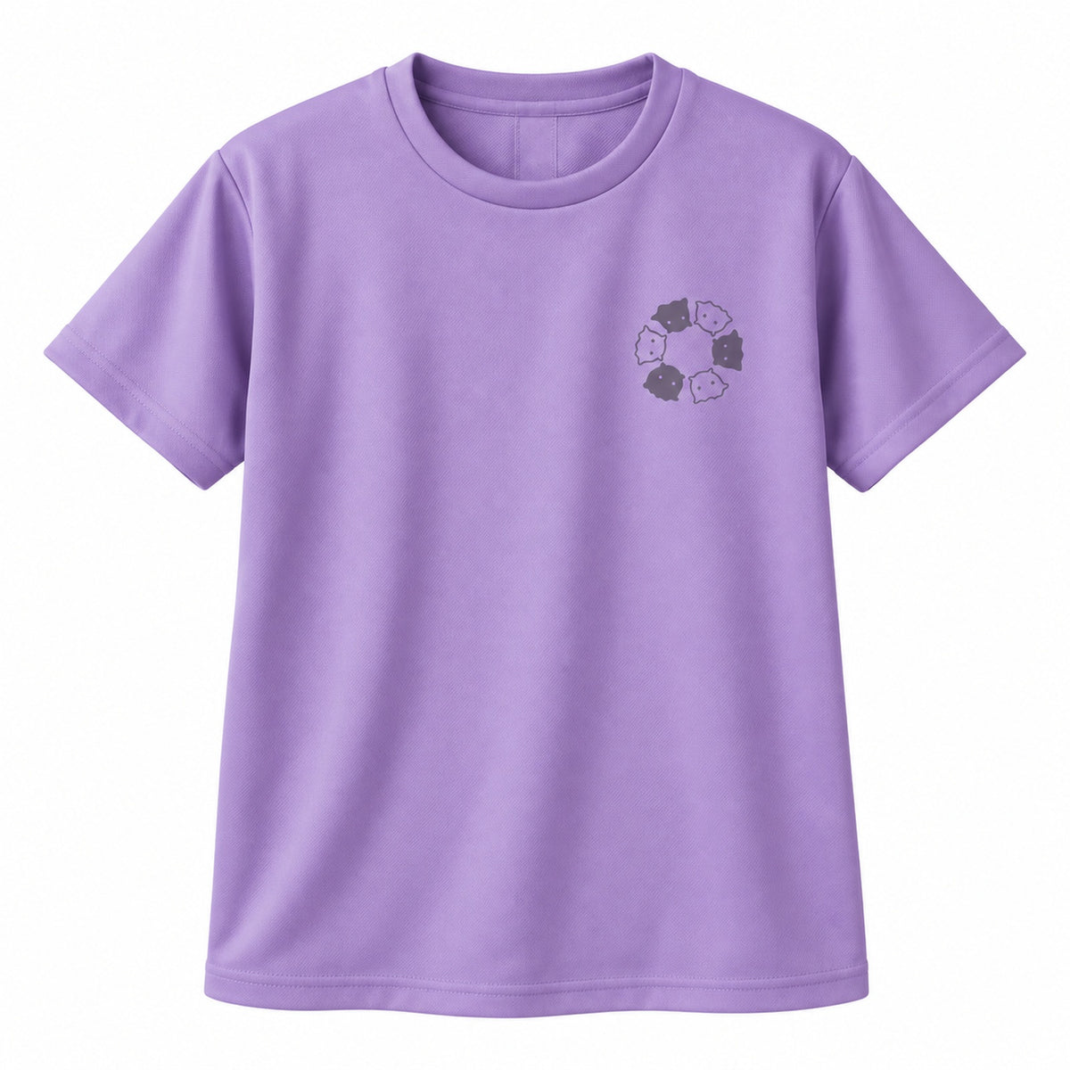 めんべーだー キッズドライTシャツ 188_ライトパープル