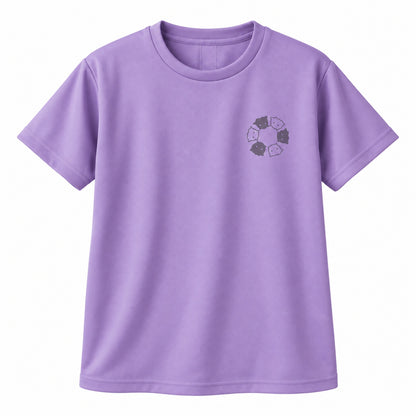 めんべーだー キッズドライTシャツ 188_ライトパープル