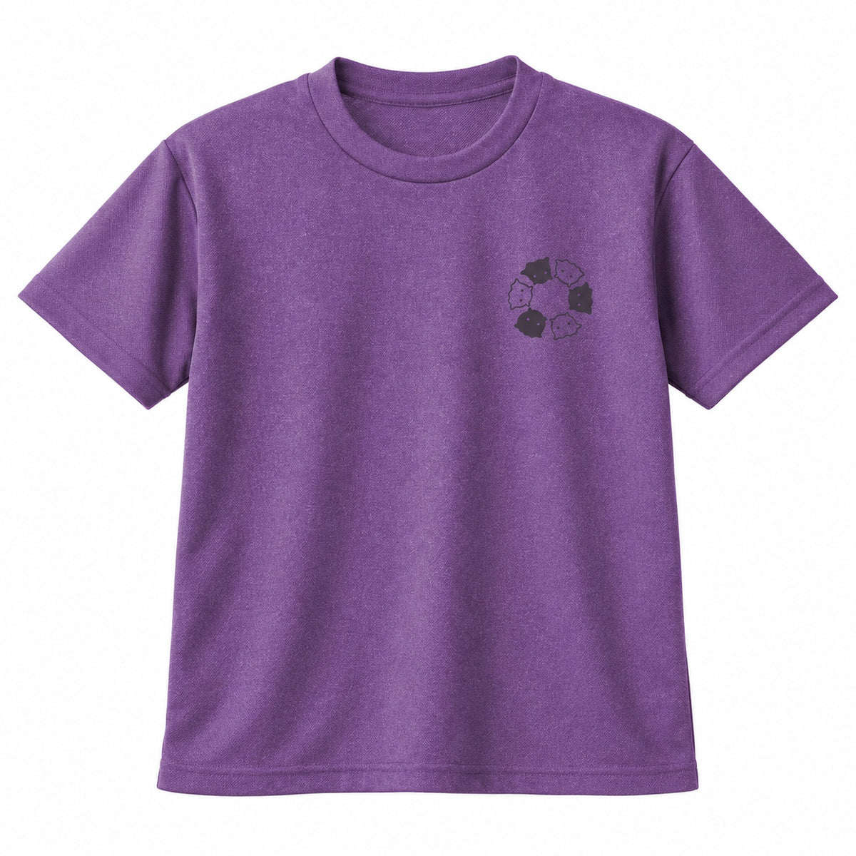 めんべーだー キッズドライTシャツ 905_ミックスパープル