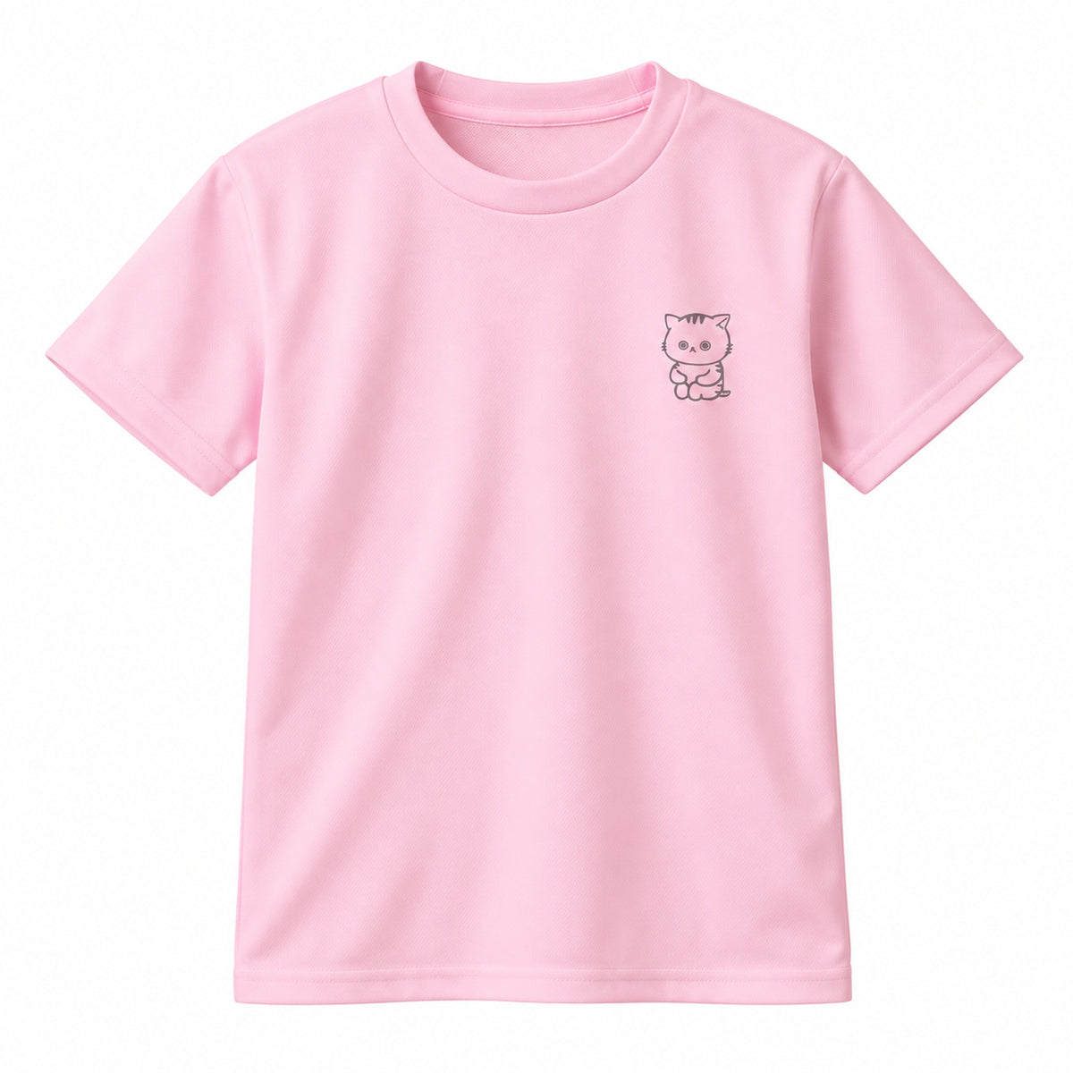 ねっこ キッズドライTシャツ 132_ライトピンク