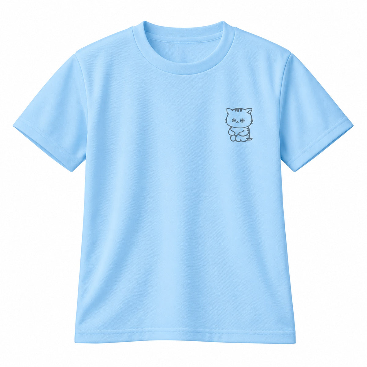 ねっこ キッズドライTシャツ 133_ライトブルー
