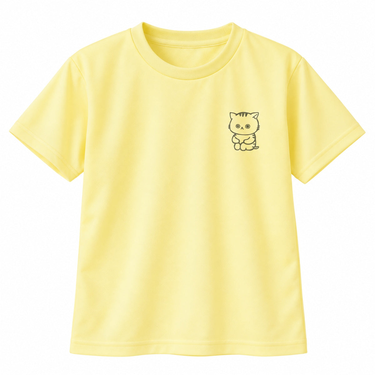 ねっこ キッズドライTシャツ 134_ライトイエロー