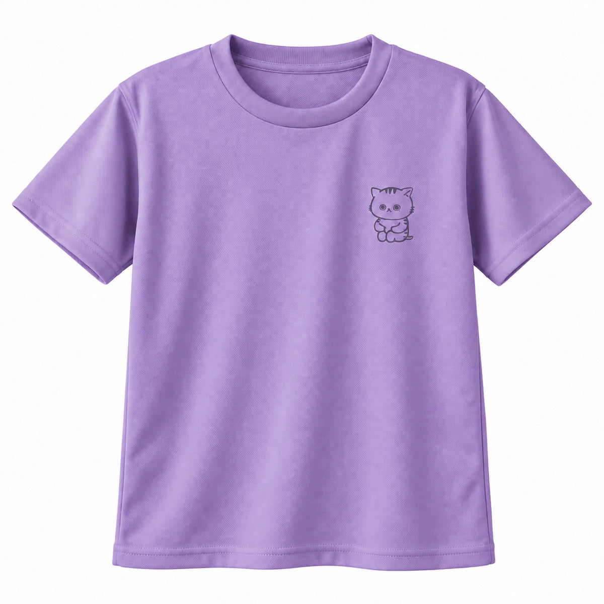 ねっこ キッズドライTシャツ 188_ライトパープル