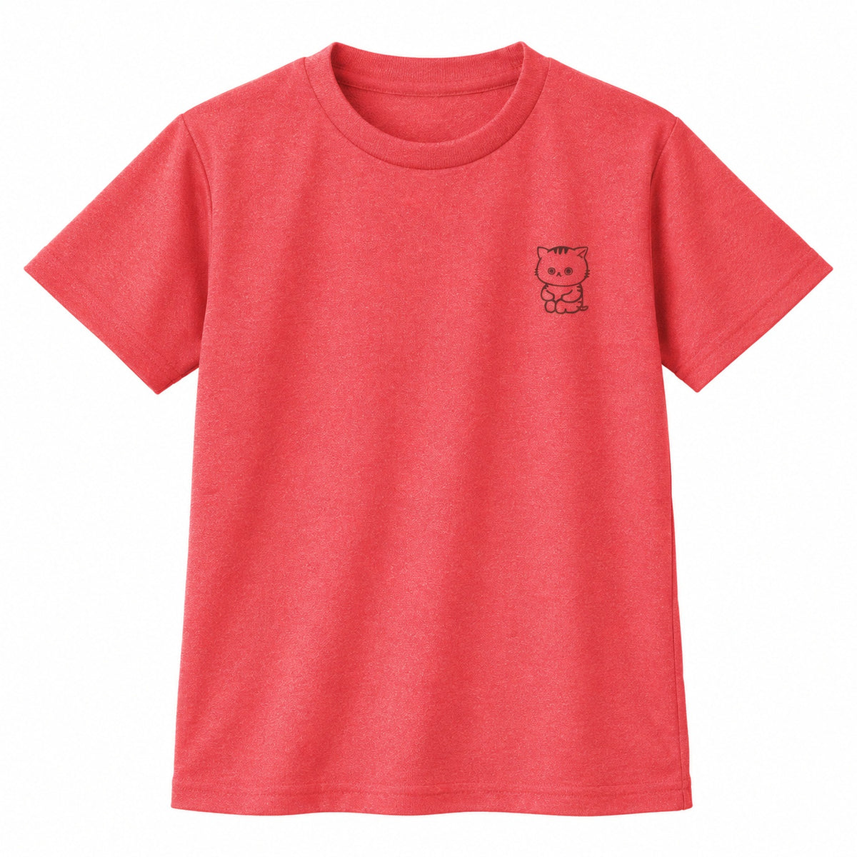 ねっこ キッズドライTシャツ 903_ミックスレッド