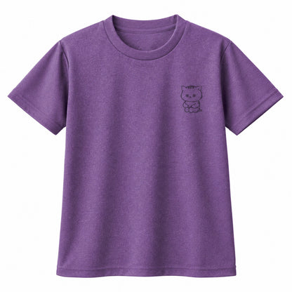 ねっこ キッズドライTシャツ 905_ミックスパープル