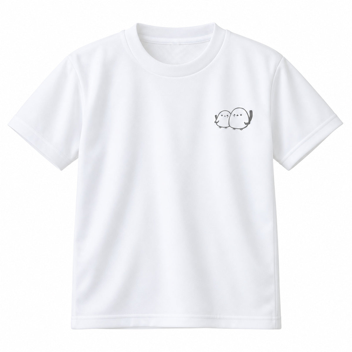 しまえなが キッズドライTシャツ 001_ホワイト