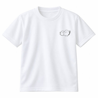 しまえなが キッズドライTシャツ 001_ホワイト