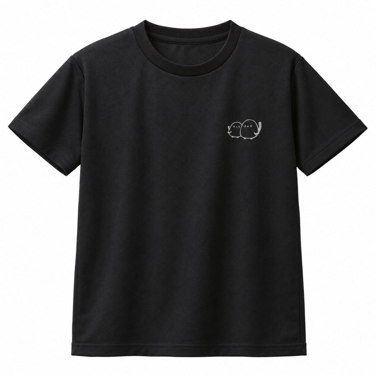 しまえなが キッズドライTシャツ 005_ブラック