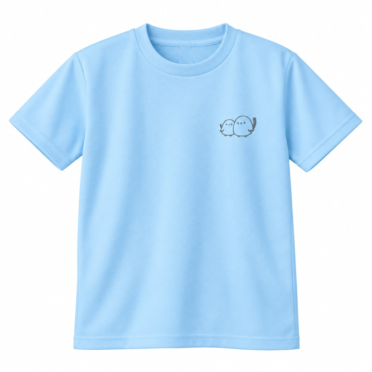 しまえなが キッズドライTシャツ 133_ライトブルー
