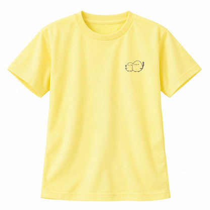 しまえなが キッズドライTシャツ 134_ライトイエロー
