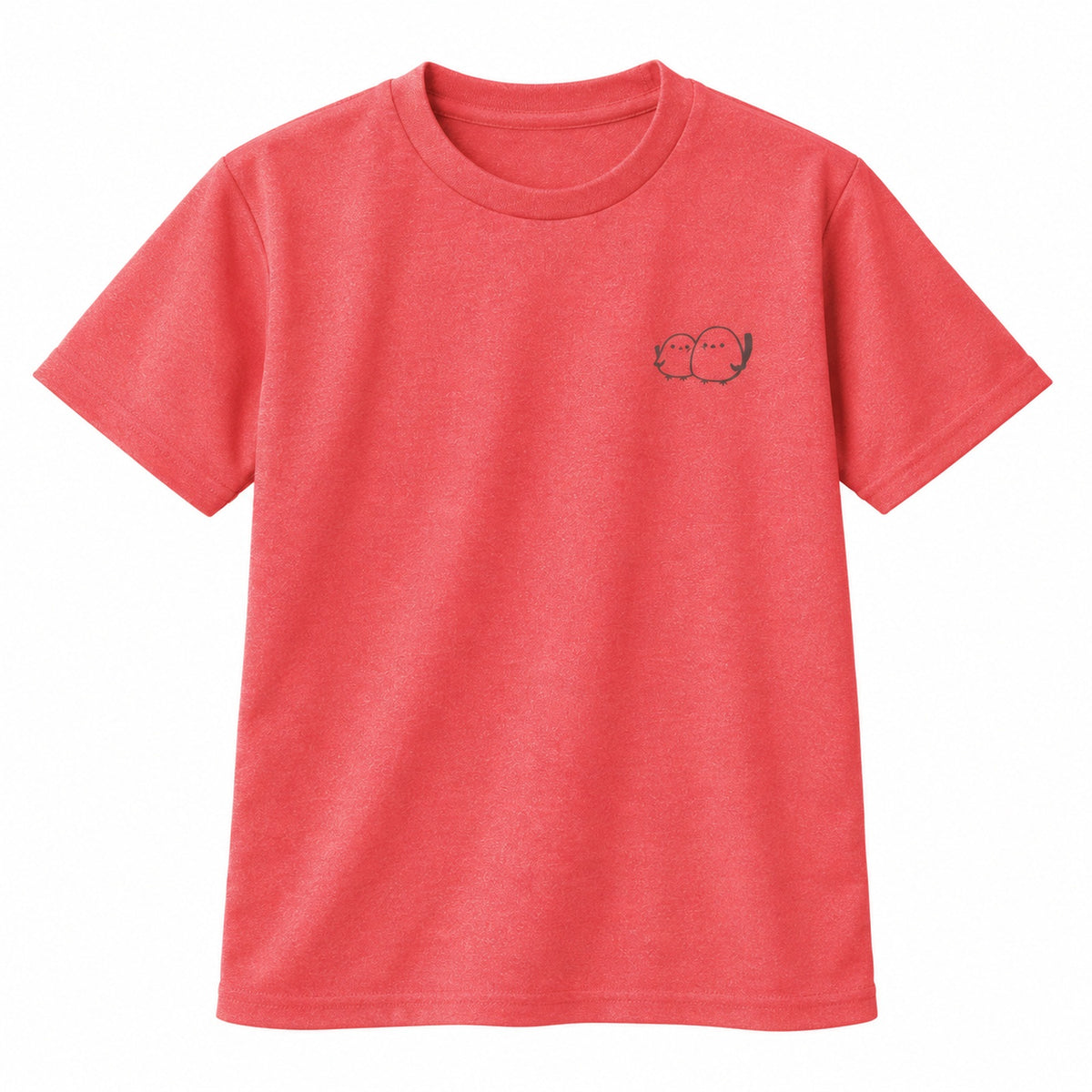 しまえなが キッズドライTシャツ 903_ミックスレッド