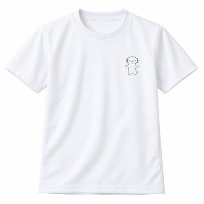 うぱーん キッズドライTシャツ 001_ホワイト