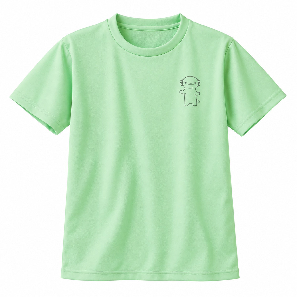 うぱーん キッズドライTシャツ 027_メロン