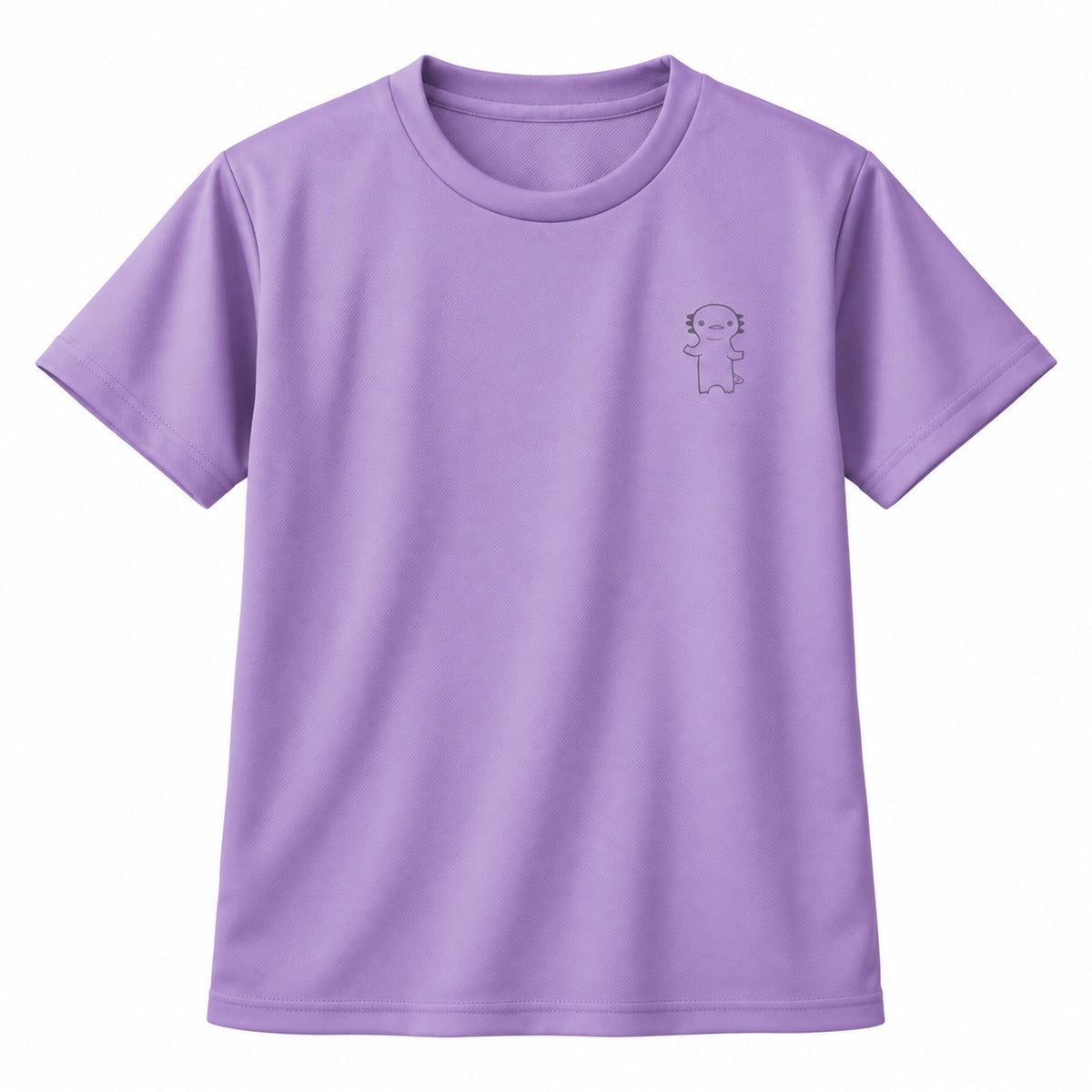 うぱーん キッズドライTシャツ 188_ライトパープル