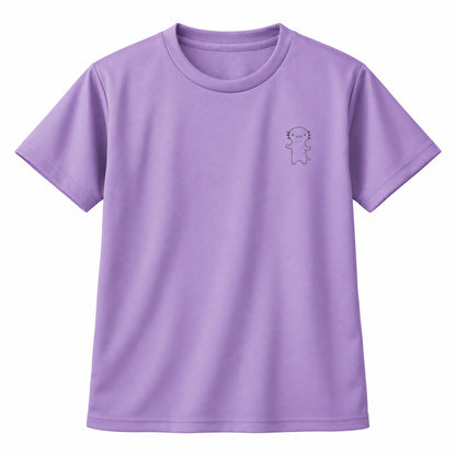 うぱーん キッズドライTシャツ 188_ライトパープル