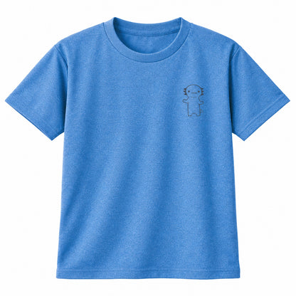 うぱーん キッズドライTシャツ 902_ミックスブルー