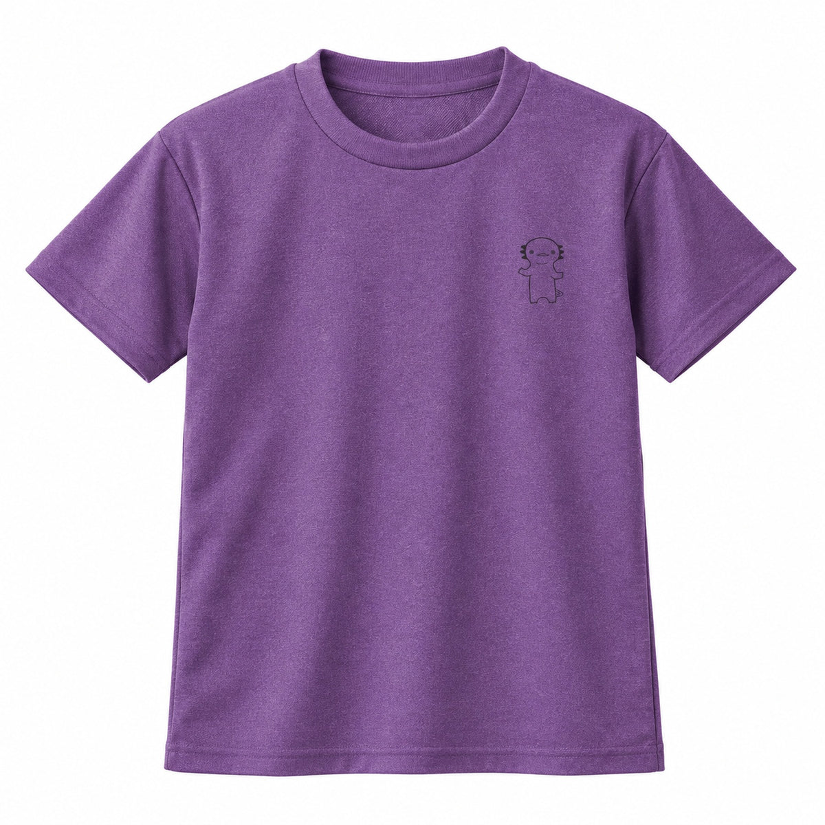 うぱーん キッズドライTシャツ 905_ミックスパープル