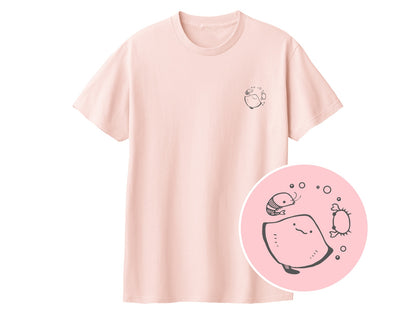 えいみょん ワンポイントTシャツ 132_ライトピンク