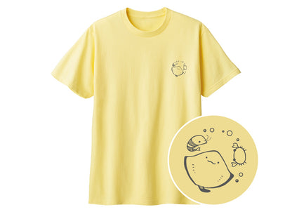 えいみょん ワンポイントTシャツ 134_ライトイエロー