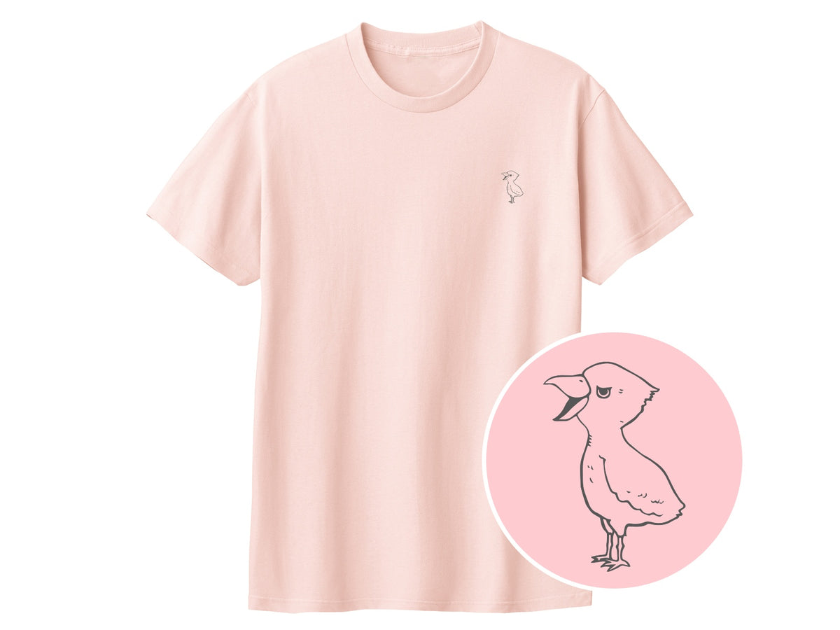 端弘コウ ワンポイントTシャツ 132_ライトピンク