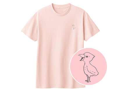 端弘コウ ワンポイントTシャツ 132_ライトピンク