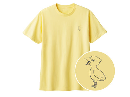 端弘コウ ワンポイントTシャツ 134_ライトイエロー