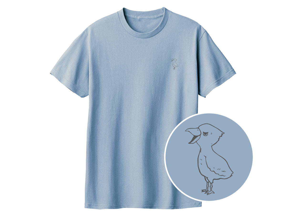 端弘コウ ワンポイントTシャツ 426_アシッドブルー