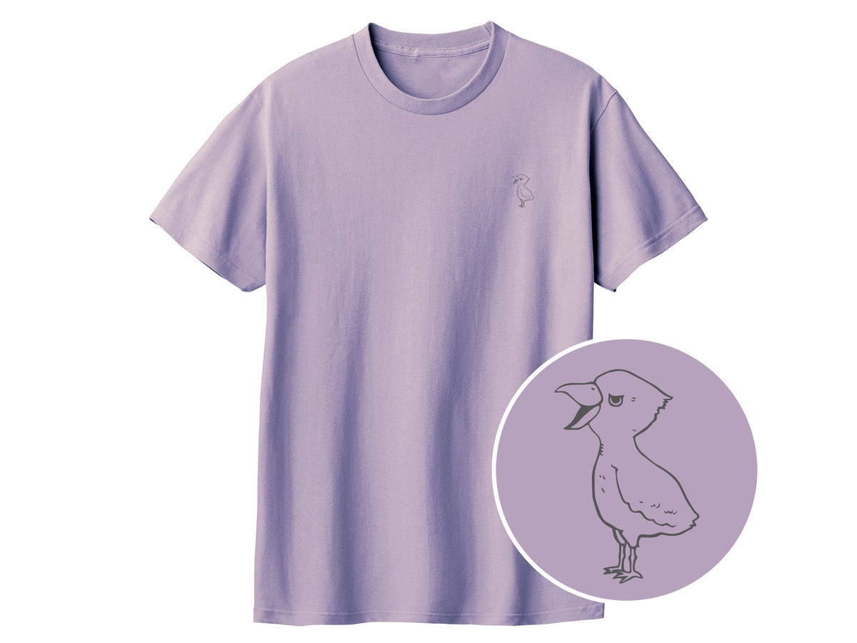 端弘コウ ワンポイントTシャツ 427_ラベンダーミスト